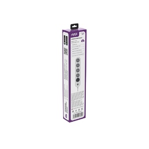 Умный сетевой фильтр HIPER IoT PS43/Wi-Fi 2,4 ГГц/4 розетки и 3 USB порта/2500Вт/10А IoT PS43 белый OA-521188 фото 4