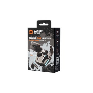 Игровая гарнитура Canyon DoubleBee GTWS-2, черный (CND-GTWS2B) OA-521198 фото 6