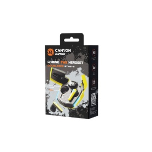 Игровая гарнитура Canyon DoubleBee GTWS-2, желтый (CND-GTWS2Y) OA-521200 фото 6
