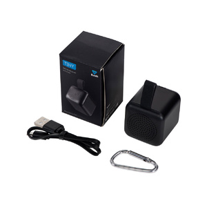 Портативная колонка TWS с подсветкой лого «Tiny», 3 Вт, черный OA-590117 фото 9