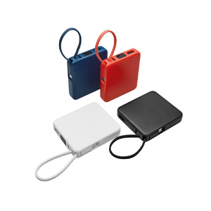 Внешний аккумулятор со встроенным кабелем USB-C «Дэнси», 5000 мАч, темно-синий OA-590160.72 фото 8