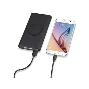 Портативный набор с беспроводным зарядным устройством (power bank) "Force", 8000 mAh черный OA-590907p фото 4