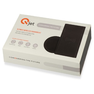 Портативный набор с беспроводным зарядным устройством (power bank) "Force", 8000 mAh черный OA-590907p фото 14