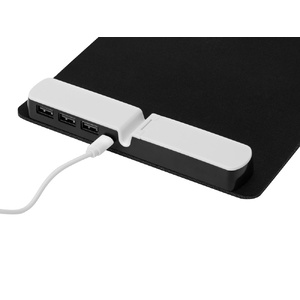Коврик для мыши со встроенным USB-хабом "Plug" OA-590938 фото 5