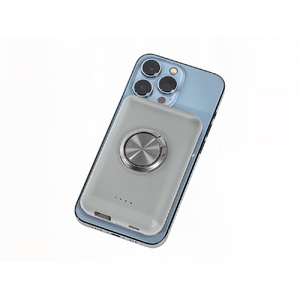 Магнитный беспроводной внешний аккумулятор "MagnetIQ", 5000 mah, 10 W, серый Cool gray 7C OA-590970 фото 7