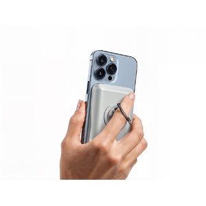 Магнитный беспроводной внешний аккумулятор "MagnetIQ", 5000 mah, 10 W, серый Cool gray 7C OA-590970 фото 9