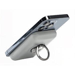 Магнитный беспроводной внешний аккумулятор "MagnetIQ", 5000 mah, 10 W, серый Cool gray 7C OA-590970 фото 10