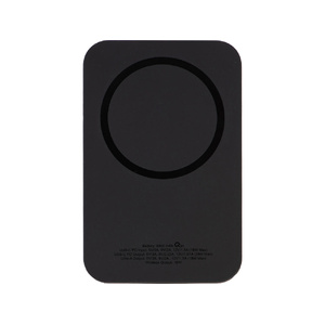 Магнитный беспроводной внешний аккумулятор "MagnetIQ", 5000 mah, 10 W, черный (Р) OA-590971p фото 4