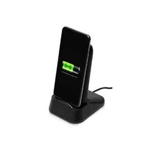 Портативное беспроводное зарядное устройство с док-станцией "Uniq", 10000 mah, черный OA-590977 фото 4