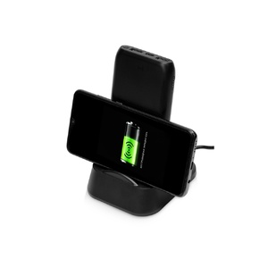 Портативное беспроводное зарядное устройство с док-станцией "Uniq", 10000 mah, черный OA-590977p фото 5
