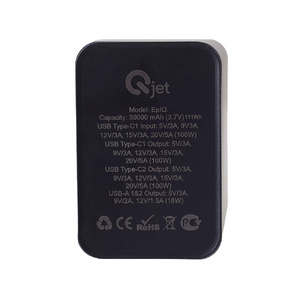 Внешний аккумулятор для ноутбуков «EpIQ», 100 Вт, 30000 mAh, темно-серый OA-590980 фото 10