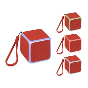 Портативная колонка «Cube» с подсветкой, красный OA-5910801 фото 12