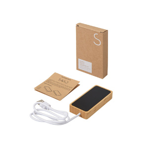 USB хаб с подсветкой лого «Reedia S5», 3*USB, 1*Type C, бамбук, черный черный/натуральный OA-5911007 фото 10