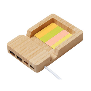 USB хаб «Memo», 2*USB, 2*Type C, бамбук натуральный OA-5911019 фото 6