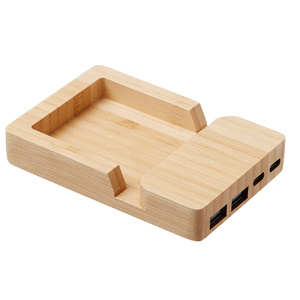 USB хаб «Memo», 2*USB, 2*Type C, бамбук натуральный OA-5911019 фото 11
