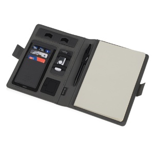Органайзер с беспроводной зарядкой 5000 mAh "Powernote", светло-серый (P) OA-593918p фото 4