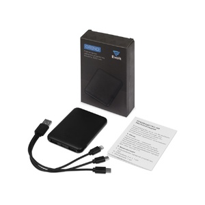 Портативное зарядное устройство"Grind", 5000 mAh, черный OA-595116 фото 12