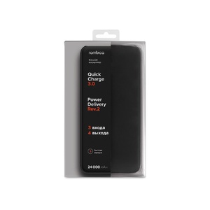 Внешний аккумулятор Rombica NEO NS240 Black Quick, черный OA-595280 фото 7