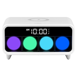 Часы с беспроводным зарядным устройством Rombica Timebox 1, белый OA-595510 фото 4