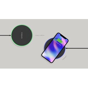 Беспроводное зарядное устройство Rombica  «NEO Core Quick» c быстрой зарядкой, черный (с лого) (Р) OA-595547.1p фото 7