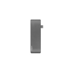 Сетевой USB адаптер/концентратор 5 в 1 Rombica Type-C M2, серый OA-595556 фото 3