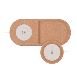 Беспроводное зарядное устройство Rombica NEO Eco XL (Р) светло-коричневый OA-595642p фото 5