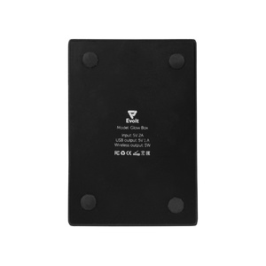 Беспроводная зарядка-подставка с подсветкой "Glow box", черный (Р) OA-595717p фото 11