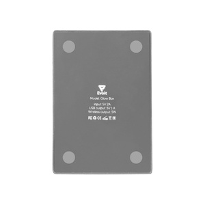 Беспроводная зарядка-подставка с подсветкой "Glow box", серый (Р) OA-595727p фото 10