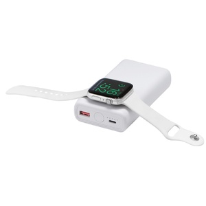 Внешний беспроводной аккумулятор 2-в-1 с функцией зарядки Apple Watch, QC/PD «AtomIQ», 10000 мАч, белый OA-595846 фото 13