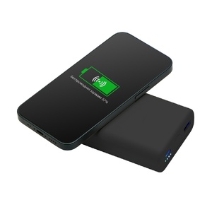 Внешний беспроводной аккумулятор 2-в-1 с функцией зарядки Apple Watch, QC/PD «AtomIQ», 10000 мАч, черный OA-595847 фото 9