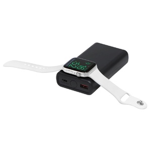 Внешний беспроводной аккумулятор 2-в-1 с функцией зарядки Apple Watch, QC/PD «AtomIQ», 10000 мАч, черный OA-595847 фото 13