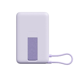 Внешний аккумулятор Xiaomi Magnetic Power Bank 10000 with Built-in Stand Purple фиолетовый OA-595911 фото 3