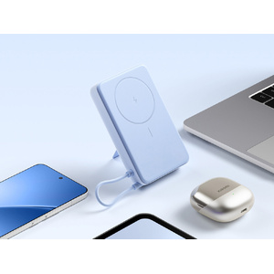 Внешний аккумулятор Xiaomi Magnetic Power Bank 10000 with Built-in Stand Blue синий OA-595912 фото 11