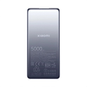 Внешний аккумулятор Xiaomi Ultra Slim Power Bank 5000mAh GL серый OA-595940 фото 4