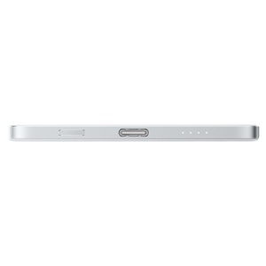 Внешний аккумулятор Xiaomi UltraThin Magnetic Power Bank 5000 15W GL Glacier Silver серебристый OA-595950 фото 5