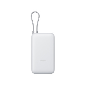 Внешний аккумулятор с встроенным кабелем Xiaomi Power Bank 20000mAh (Integrated Cable) GL Light Gray светло-серый OA-595966 фото 4