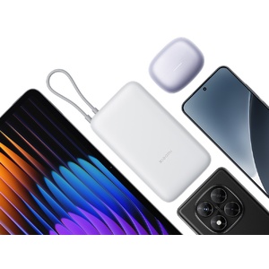 Внешний аккумулятор с встроенным кабелем Xiaomi Power Bank 20000mAh (Integrated Cable) GL Light Gray светло-серый OA-595966 фото 8