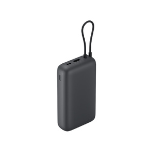 Внешний аккумулятор с встроенным кабелем Xiaomi Power Bank 20000mAh (Integrated Cable) GL Dark Gray темно-серый OA-595967 фото 3
