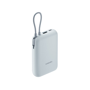 Внешний аккумулятор со встроенным кабелем Mi Power Bank 10000mAh (Integrated Cable) Ice Blue GL голубой лед OA-595980 фото 3