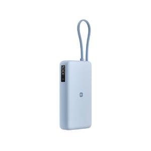Внешний аккумулятор со встроенным кабелем Xiaomi 67W Power Bank 20000 (Integrated Cable) Ice Blue голубой OA-596032 фото 3