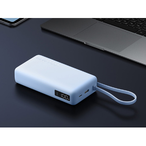 Внешний аккумулятор со встроенным кабелем Xiaomi 67W Power Bank 20000 (Integrated Cable) Ice Blue голубой OA-596032 фото 11