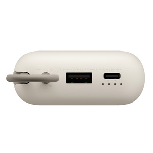 Внешний аккумулятор со встроенным кабелем Xiaomi Power Bank 10000mAh (Integrated Cable) Tan GL бежевый OA-596044 фото 8