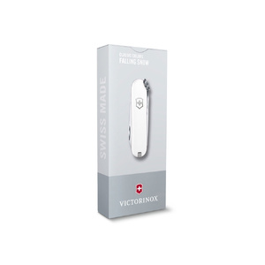 Нож-брелок VICTORINOX Classic SD Colors "Falling Snow", 58 мм, 7 функций, белый OA-601173 фото 5
