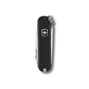Нож-брелок VICTORINOX Classic SD Colors "Dark Illusion", 58 мм, 7 функций, чёрный черный OA-601177 фото 3