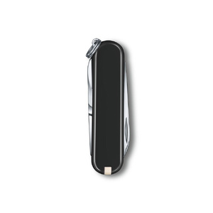 Нож-брелок VICTORINOX Classic SD Colors "Dark Illusion", 58 мм, 7 функций, чёрный черный OA-601177 фото 4