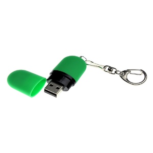 Флешка Goutte Soft-touch на 256 Гб, зеленый OA-6116.256.03 фото 3