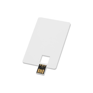 Флеш-карта USB 2.0 16 Gb в виде пластиковой карты "Card", белый OA-620616 фото 3