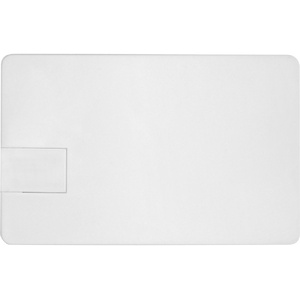 Флеш-карта USB 2.0 16 Gb в виде пластиковой карты "Card", белый OA-620616 фото 4
