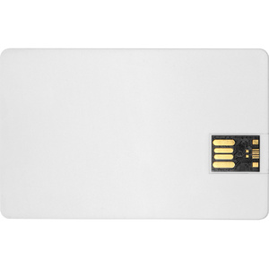 Флеш-карта USB 2.0 16 Gb в виде пластиковой карты "Card", белый OA-620616 фото 5