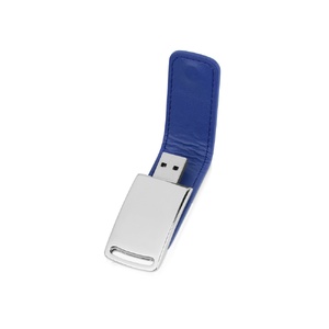 Флеш-карта USB 2.0 16 Gb с магнитным замком "Vigo", синий/серебристый OA-622816 фото 3